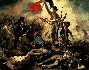 Eugene Delacroix Liberty Leading the People oil painting artist